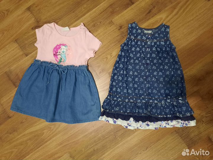 Летние платья на девочку 1-2года