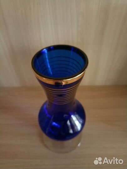 Ваза цветное стекло СССР