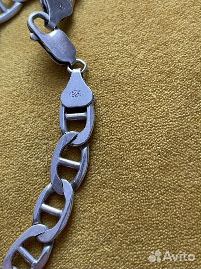 Мужская серебряная цепь