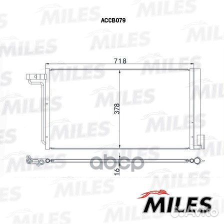 Конденсер ford focus/C-MAX 1.6/2.0D 10- accb079
