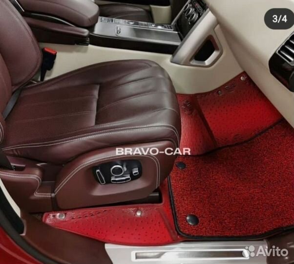 Автоковрики люкс из экокожи на Daewoo Nexia