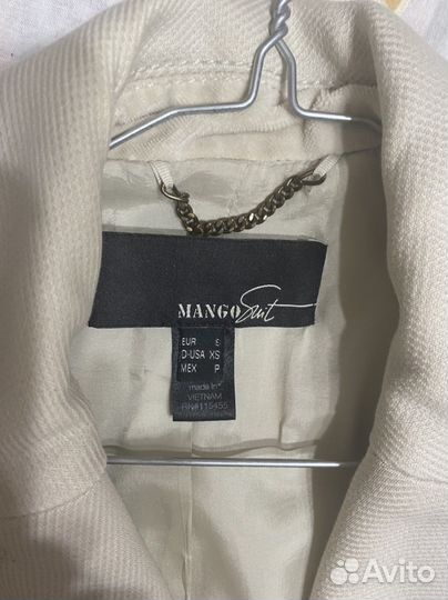 Пиджак женский манго
