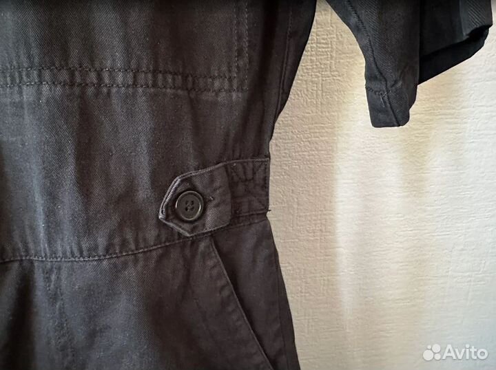 Джинсовый комбинезон черный befree 46