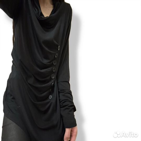 Топ с драпировкой авангард винтаж y2k