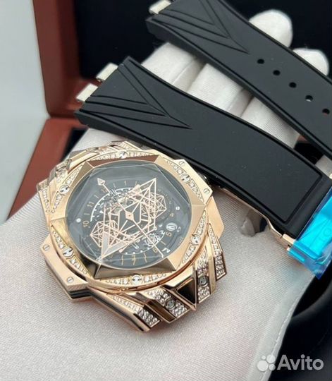 Мужские часы hublot Big Bang Sang Bleu
