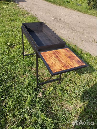 Мангал лофт 74х35 см