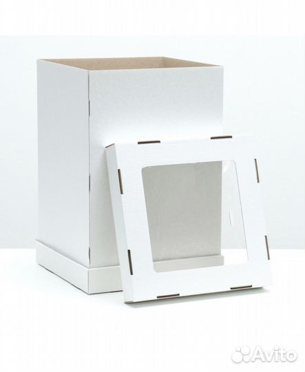 Коробка под торт 30*30*45 см