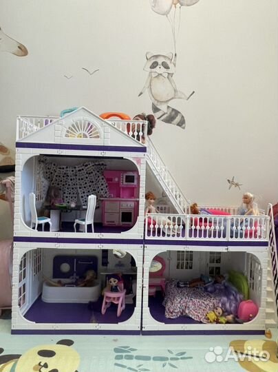 Домик кукольный для барби