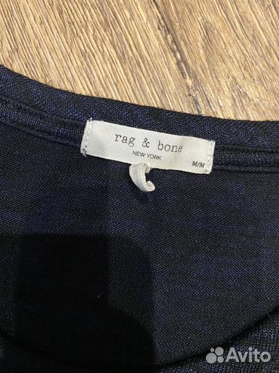 Лонгслив rag bone р 46/M вискоза оригинал