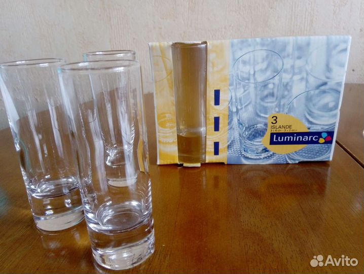 Рюмки Люминарк высокие