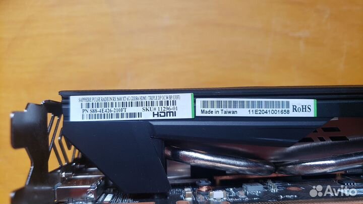 Видеокарта AMD Radeon Sapphire RX 5600 XT pulse