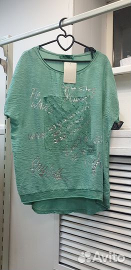 Туника футболка хлопок Италия Прато