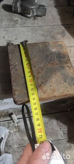 Плита стальная наковальня СССР