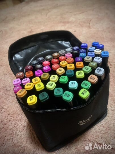 Художественные маркеры 60 шт