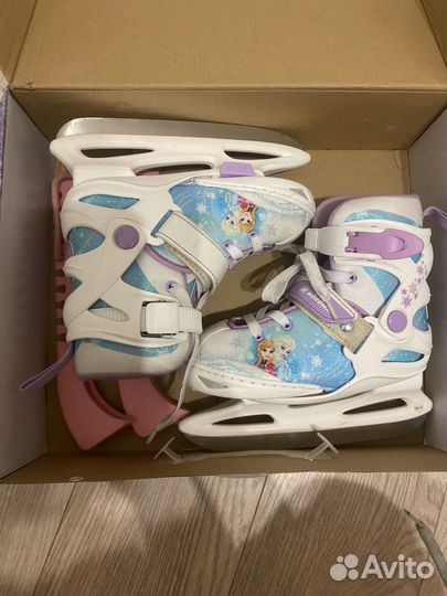 Коньки для девочки раздвижные 26-31
