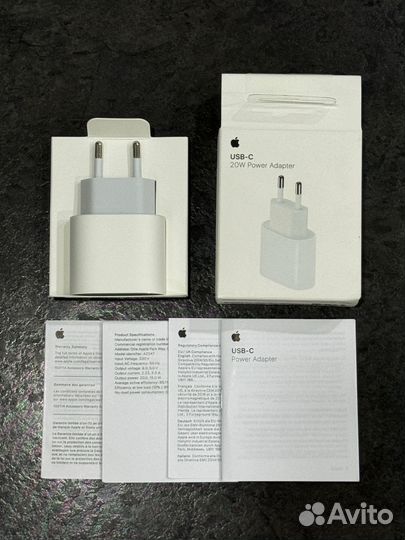 Зарядное устройство Apple 20W USB-C Power Adapter