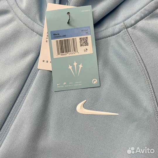 Зип худи Nocta Nike tech голубого цвета