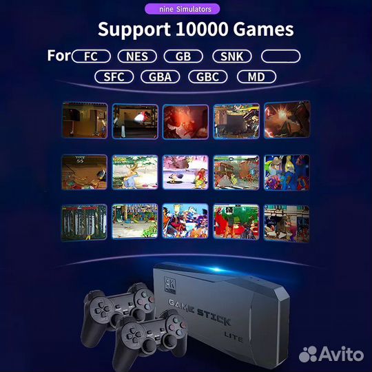 Мощная Игровая ретро приставка 15000 игр