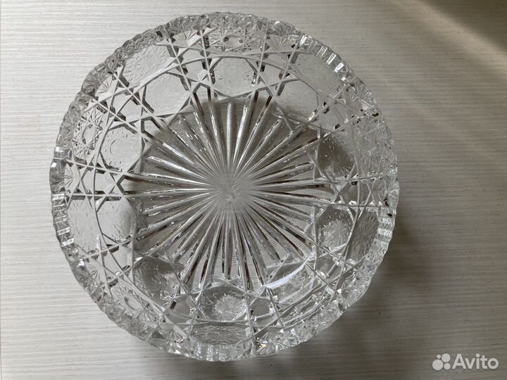 Хрустальная ваза / салатник СССР