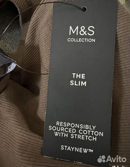 Marks spencer топ хлопок новый