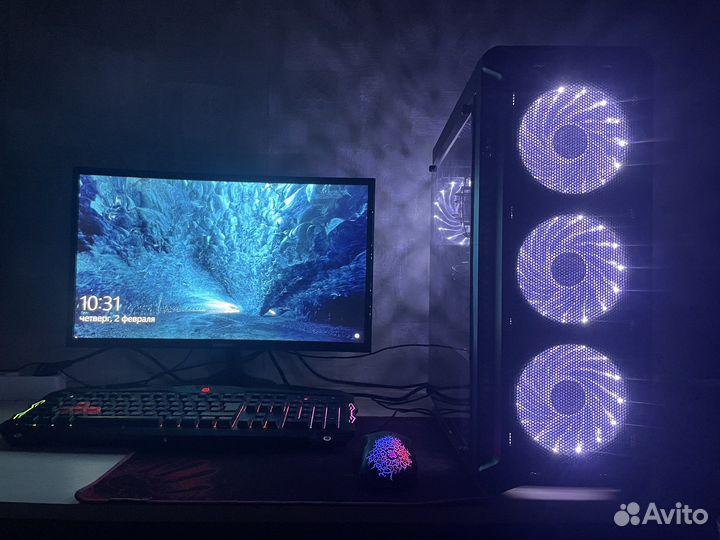 Игровой пк gtx1660,12ядер