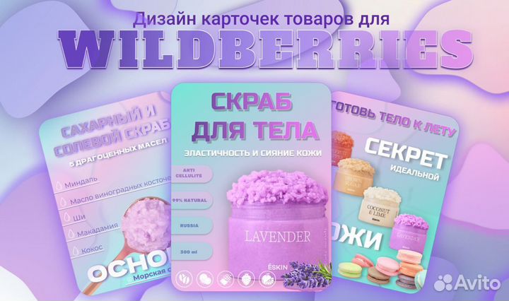 Инфографика под ключ/Дизайн Wildberries Ozon