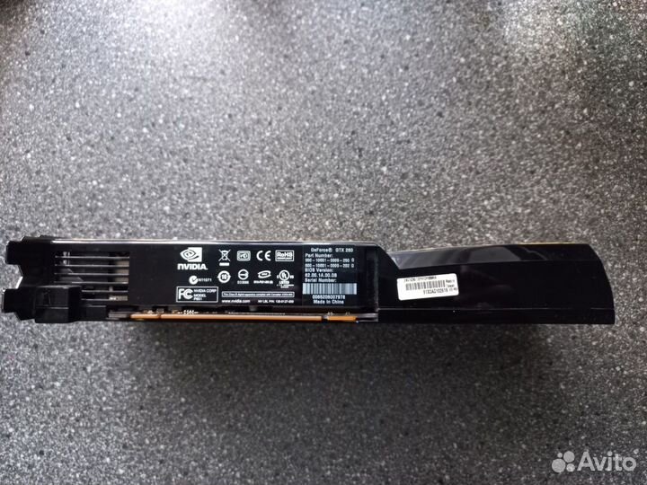 Видеокарта asus gtx 260