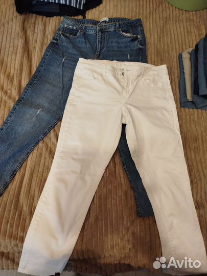 Джинсы пакотом 44-46