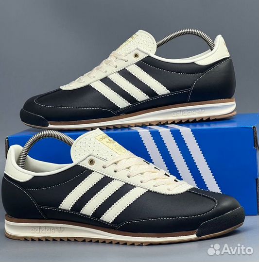 Adidas SL 72 Core Black Leather Черные