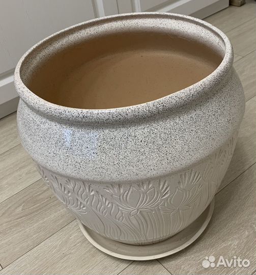 Горшок для цветов керамика большой