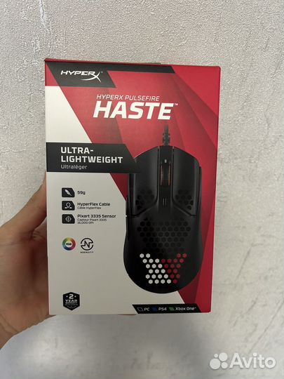 Игровая мышь hyperx pulsfire haste