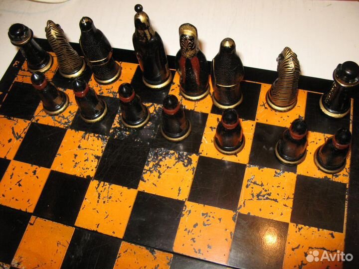 Игра Шахматы Курский сувенир карболит 1950-х г