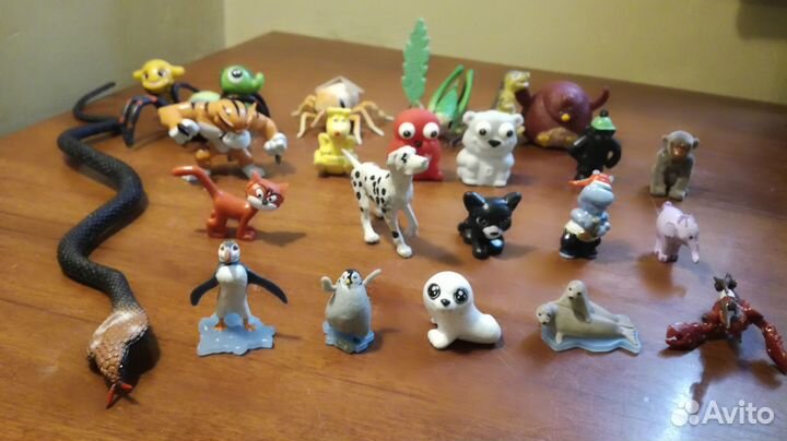 Фигурки животных+киндеры-25 шт+бесплатная доставка