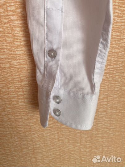 Рубашка 128 Button blue