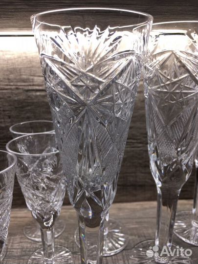 Хрустальные рюмки СССР