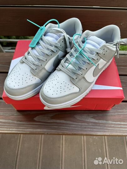 Nike dunk low grey fog оригинал