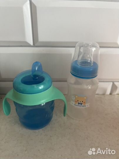 Бутылочки авент стекло