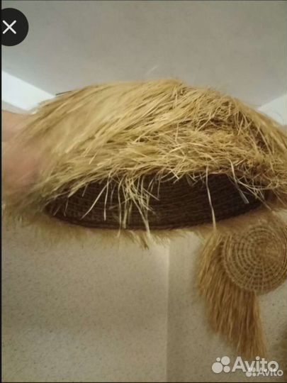 Абажур плетёный бали