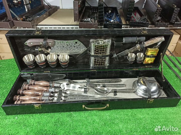 Набор шашлычный в кейсе