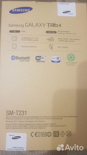 Планшет samsung galaxy tab 4