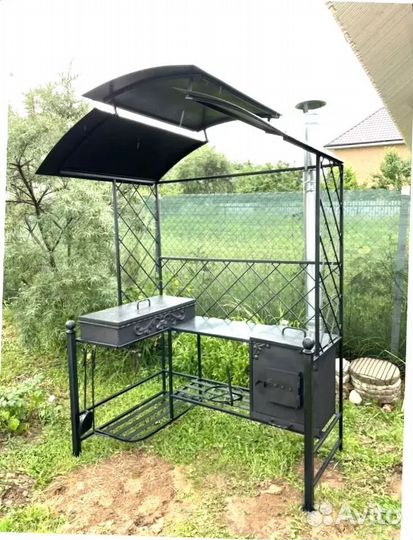 Мангал С крышей