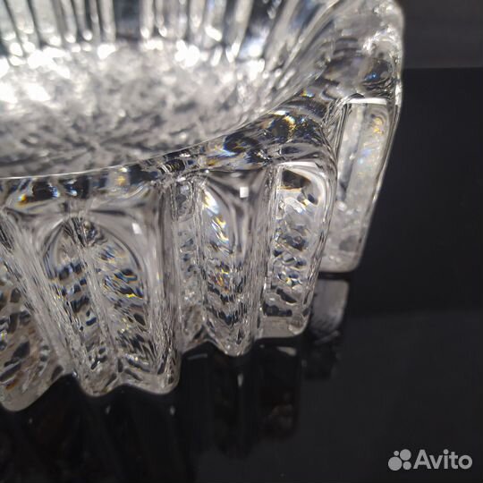 Ваза/Пепельница. Hadeland Glassverk.Норвегия.1970