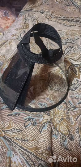 Воротник защитный на липучке с ошейниеом 12.5