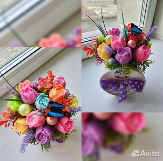 Мыльные букеты