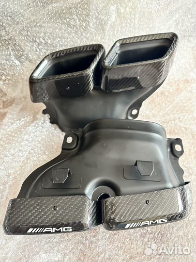 Насадки на выхлоп W213 6.3 AMG Карбон