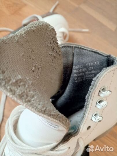 Коньки фигурные детские riedell, 19.5 см