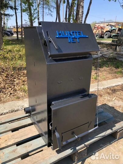 Твердотопливный котёл с увеличенной топкой
