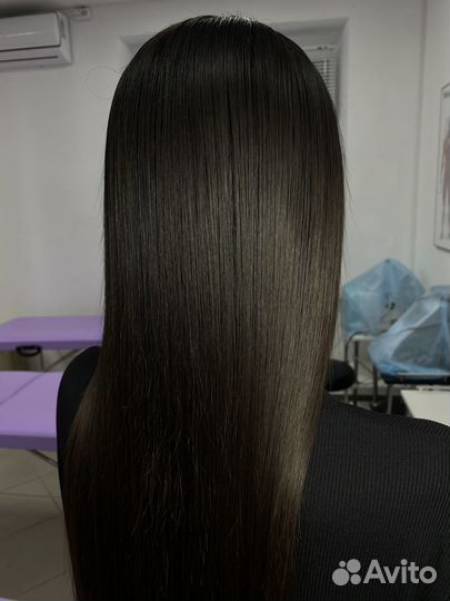 Кератиновое выпрямление