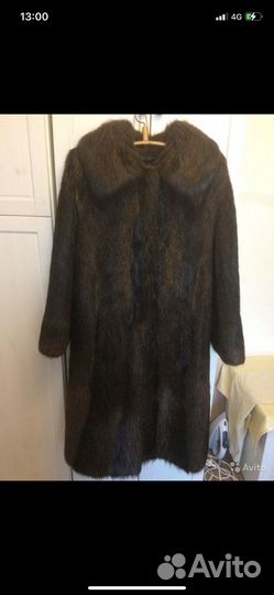Шуба нутрия новая