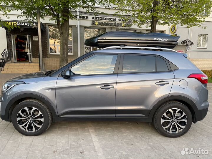 Автобокс cybort F1 черный металлик на Creta